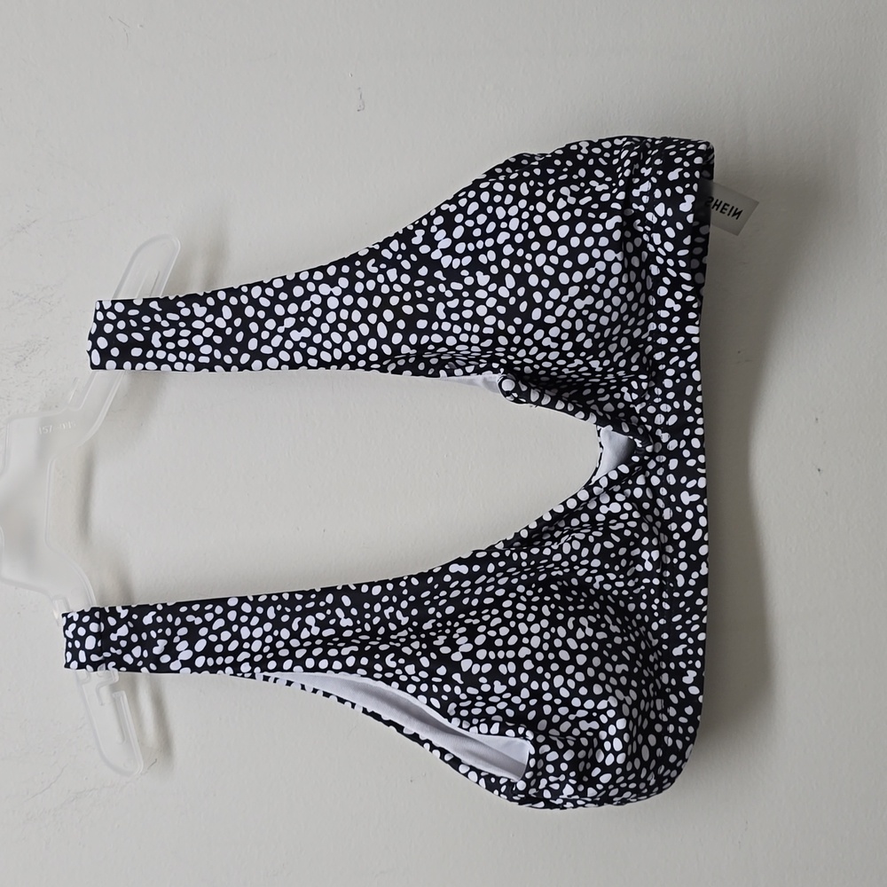 Bikini Top - Spotted Polka Dot Design - Size M